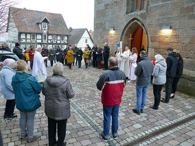 Lumen Christi - Auferstehungsmesse in St. Crescentius (Foto: Karl-Franz Thiede)